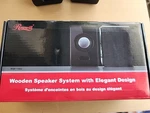 Rosewill 2 Pc. Pc, Tv, & Gaming Wooden Speaker System With Elegant Design. Fixed Price $25.00.