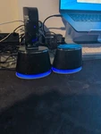 Amazon Basics Stereo 2.0 Speakers For Pc Laptop, 3.5MM Aux Input, Usb-powered. Fixed Price $16.00.