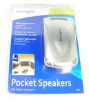 Kensington Usb Digital Pocket Compact Speakers MP3 Cd Dvd Audio New Package. Fixed Price $39.22.