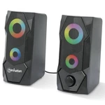 Manhattan Usb Powered Rbg Gaming Speakers Stereo 168359 - Black. Fixed Price $27.13.