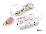 3.5MM/ 2.5MM Audio Speaker/ Headset/ Microphone Switching Hub 172851, SB-A51. Fixed Price $14.99.