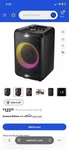 Philips Portable Bluetooth Party Speaker With Lights 3000 Series. Fixed Price $40.00.
