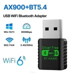 Wifi 6 Usb Adapter AX900 Dual Band 2.4G/5GHZ Bt 5.4 Dongle For Pc WIN10/11. Fixed Price $7.59.