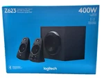 Logitech Z623 2.1 Thx Certified Speaker System 400W Powerful Bass Black. Fixed Price $170.99.