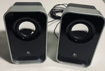 2 Lot Logitech LS-11 Computer Speakers Tested Working 5.75 X 3 Black Wired. Fixed Price $9.99.