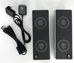 Logitech S-0194B Black Portable Usb-powered Wired Computer External Speaker Euc. Fixed Price $18.19.