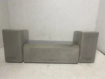 Sony Silver Satellites (2) SS-MSP2 & Center (1) SS-CNP2 Speakers Home Stereo. Fixed Price $19.99.