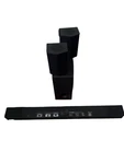 Lg 5.1 Channel Soundbar System W/ Subwoofer & Rear Black. Fixed Price $600.00.
