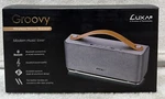 LUXA2 Groovy Premium All-aluminum Wireless Bluetooth Speaker With Leather Strap. Fixed Price $29.95.