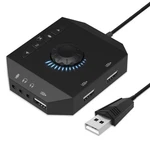Tendak Usb Hub With Audio Adapter, External Sound Card 3.5MM Black. Fixed Price $28.24.