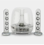 Clear Harman Kardon Soundsticks Ii Subwoofer + 2 Satellite Speakers Tested 3.5MM. Fixed Price $110.00.