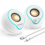 Lenrue Computer Speakers, Pc With Colorful Lights Button, Volume Kno.... Fixed Price $34.60.