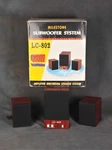 Milestone LC-802 Subwoofer Amplified Multimedia Speaker System Bass Boost 680W. Fixed Price $29.95.