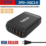 Usb-c/a Charger 120W Wall Adapter PD3.1 GAN3 Fast Charging For Iphone 15 Laptops. Fixed Price $18.99.