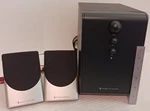 Altec Lansing Powdered Audio System Model #BX1021 W/ Sub Woofer Free Shipping. Fixed Price $56.99.