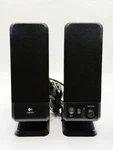 Logitech R-10 Black Double 10" Tall Computer Speakers, Model: S-0152A1. Fixed Price $21.24.