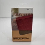 Solaray New Sophisticated Sound Portable Wireless Bluetooth Speaker Red Square. Fixed Price $10.00.