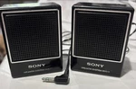Sony SRS-3 Vintage Portable Mini Stereo Speaker System 3.5 Mm Jack Tested/works. Fixed Price $21.50.