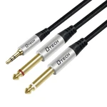 Dtech 3FT 3.5MM To 1/4 Adapter Audio Stereo Cable Trs 1/8 Dual Quarter Inc.... Fixed Price $13.72.