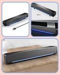 Marboo Soundbar, Usb Powered Speakers For Computer Desktop Laptop Pc. Fixed Price $29.99.