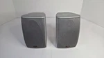 Polk Audio RM6751 Satellite Speakers Pair Silver Tested Working Wall Mount. Fixed Price $35.00.