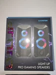 Gaming Pro Vivitar Lvlup Light Speakers 2.0 System Item LU842-NOC New Box. Fixed Price $28.99.