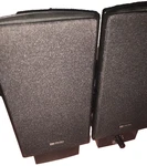 Micro Innovations Multimedia Black Compute Speakers - Flat Panel Design (MM630D). Fixed Price $59.88.