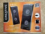 Brand New Creative Labs N400 Portable Usb Speakers With X-fi Technology. Fixed Price $45.00.