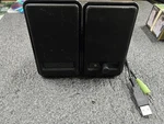 Amazon Basics A100 Usb Powered Computer Speakers 1/8" Audio A-100. Fixed Price $17.66.
