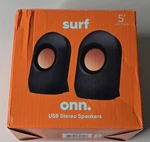 Surf Onn Usb Stereo Speakers 100009049 -open Box. Fixed Price $14.00.