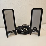 Dell A225 Usb Powered Computer Speakers Wired 3.5MM Volume Control Black. Fixed Price $18.00.