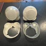 Sony SRS-P11Q Portable White Sphere Mini Wired Stereo Speakers Tested Working. Fixed Price $14.50.