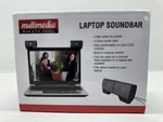 Multimedia Laptop Soundbar Speakers Clip Attach/usb/built In Volume. Fixed Price $15.95.