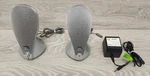 Jbl Duet Computer Speaker Pair Silver Harman Multimedia Tested Working. Fixed Price $19.99.