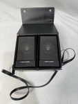 Vintage Realistic Radio Shack Minimus 0.6 Amplified Speakers #40-1259B W/ Case. Fixed Price $16.99.