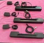 Three (3) Dell AX510PA Pc Multimedia Soundbar Stereo Speakers With Adapters. Fixed Price $20.00.