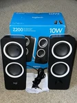 Logitech Z200 10W Multimedia Speakers, Pair - Black. Fixed Price $33.95.
