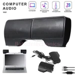 Portable Clip-on Computer Speakers Stereo Usb Power Sound Bar Desktop Laptop Pc. Fixed Price $11.11.