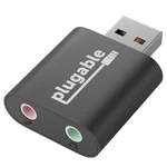 Plugable Usb Audio Adapter With 3.5MM 1.06 X 2.88 Centimeters, Black. Fixed Price $21.69.