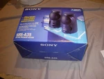Sony SRS-A35 Active Speaker System With Mega Bass New Old Stock. Fixed Price $45.00.