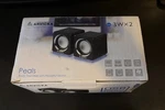 Arvicka Usb Powered Speakers 3.5MM Audio Jack For Sound - Small Black & Silver. Fixed Price $18.00.