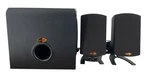 Klipsch Promedia 2.1 Thx Speaker System W/ Subwoofer - Tested & Works. Fixed Price $84.95.