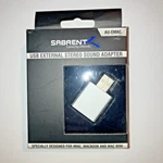 Sabrent Au-emac Usb External Stereo Sound Adapter For Windows And. Fixed Price $12.85.