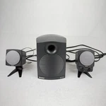 Boston Acoustics BA745 Computer Speaker System Sub & 2 Satellites Tested Works. Fixed Price $49.99.