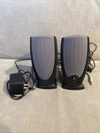 Altec Lansing ADA215 2-PIECE Computer Speakers And Power Cord Knob Cover Missing. Fixed Price $14.99.