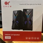 Orow 10W Rgb Computer Speakers With Volume Control, Colorful Led Gaming Black. Fixed Price $32.85.