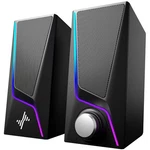 Nylavee Computer Speakers 6 Lighting Modes Usb Powered 3.5MM Aux-in Black. Fixed Price $26.99.