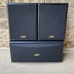Vintage Jvc SP-X75 Surround Sound Wired Speaker System Black Wood Made Usa. Fixed Price $80.00.
