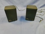 Vintage Pair Of Labtec SS-100 Compact Disc Amplified Stereo Speaker System. Fixed Price $24.95.