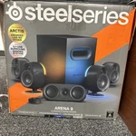Steelseries Arena 9 Illuminated 5.1 Gaming Speakers Bluetooth & Usb. Fixed Price $429.95.
